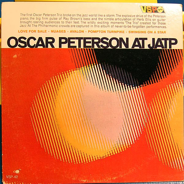 Oscar Peterson At JATP cover
