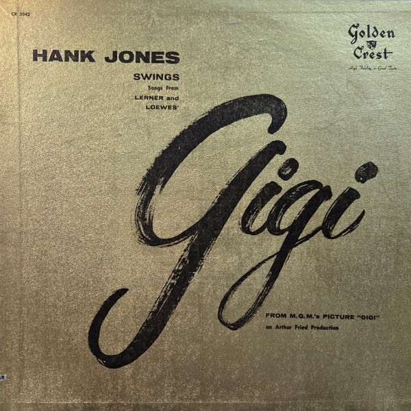 Swings Songs From Lerner and Loewes' Gigi cover