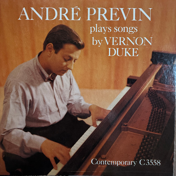 André Previn Plays Songs By Vernon Duke cover