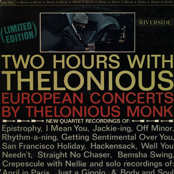 Two Hours With Thelonious (European Concerts By Thelonious Monk) cover