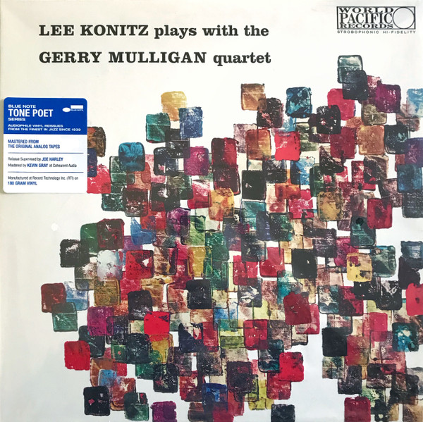 Lee Konitz Plays With The Gerry Mulligan Quartet cover