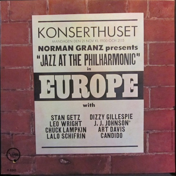Jazz At The Philharmonic In Europe cover
