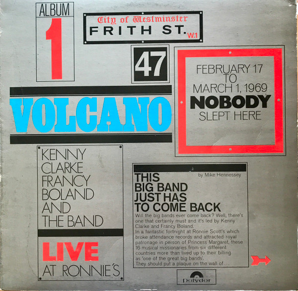 Live At Ronnie's; Album 1; Volcano cover