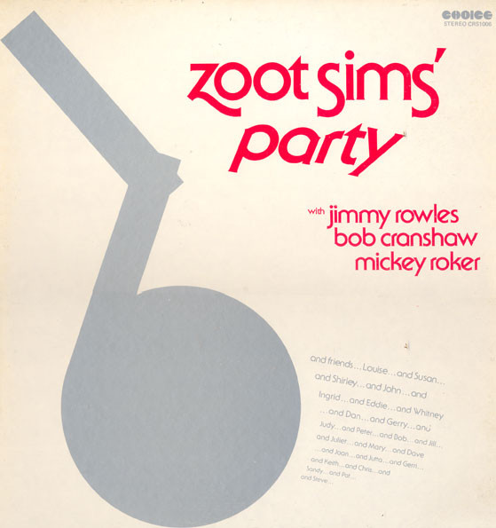 Zoot Sims' Party cover