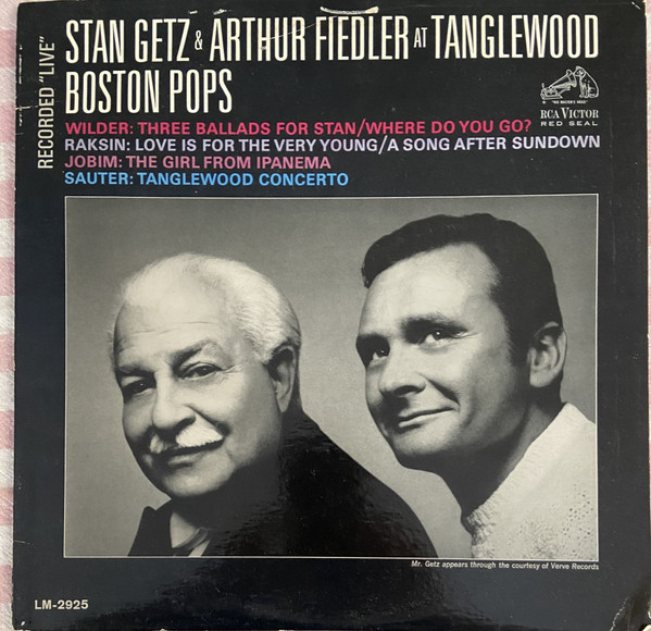Stan Getz And Arthur Fiedler At Tanglewood cover