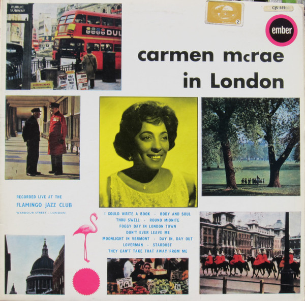 Carmen McRae At The Flamingo Jazz Club cover