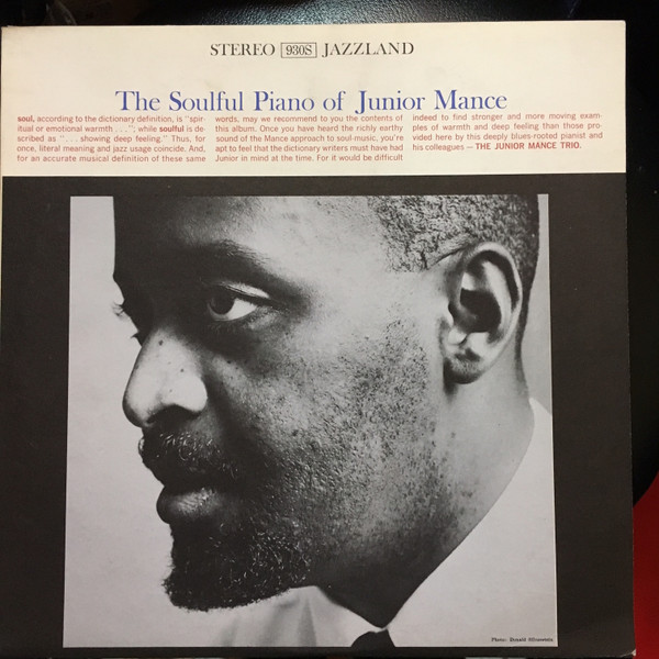 The Soulful Piano Of Junior Mance cover