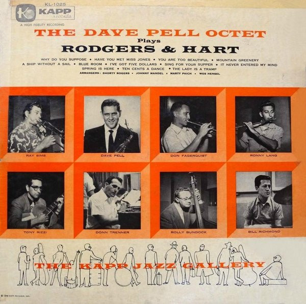 The Dave Pell Octet Plays Rodgers & Hart cover