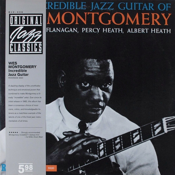 The Incredible Jazz Guitar Of Wes Montgomery cover